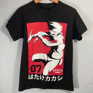 Narotu Black graphic short sleeve T-shirt Sz S
